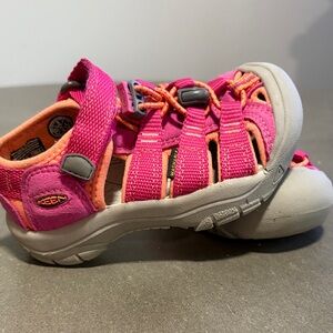 Keen Kids Vibrant Pink and Orange Sandals